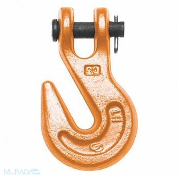 CAMPBELL Grab Hook 1/2 in 12 000lb Clevis Orange, 49JN48