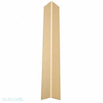 PAWLING CORP Corner Guard Taped 1-1/2x96 in Ivory, 49JN85