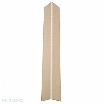PAWLING CORP Corner Guard Taped 1-1/2x96 in Eggshell, 49JN91