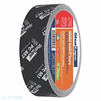 SHURTAPE Duct Tape Black 1 7/8 in x 60 yd 14 mil, 49JR17