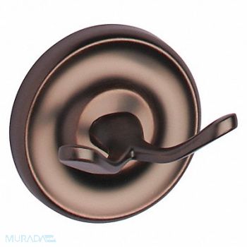 TAYMOR Bathroom Hook Zinc Bronze 2 1/2 in W, 49K620