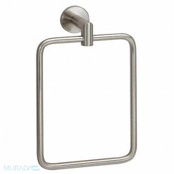 TAYMOR Towel Ring Zinc Satin Nickel 6 3/8 in w, 49K638