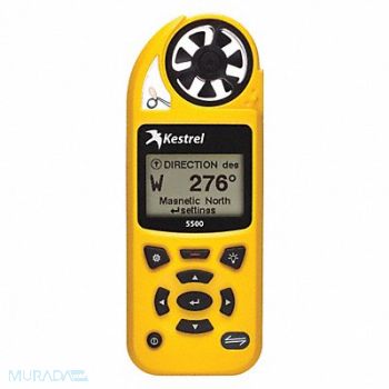 KESTREL Weather Meter Yellow 0.3 to 48.87 Hg, 49KA91