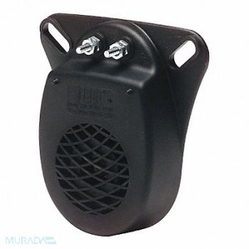 ECCO Back Up Alarm Drawn 0.1A 4-1/2 H Black, 49KD23