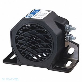 ECCO Back Up Alarm Black 2-13/16 H, 405Z56