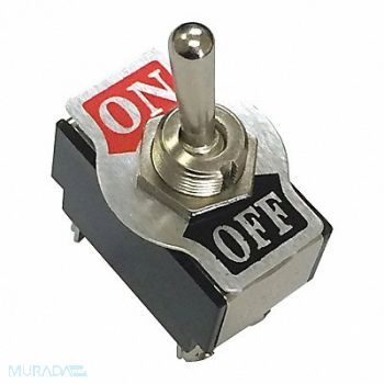BATTERY DOCTOR Toggle Switch SPST Screw Silver, 49LX09