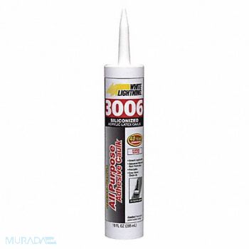 WHITE LIGHTNING Hybrid Caulk White, 49LX68