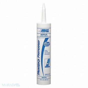 WHITE LIGHTNING Acrylic Caulk White Painter s Preferred, 49LX64