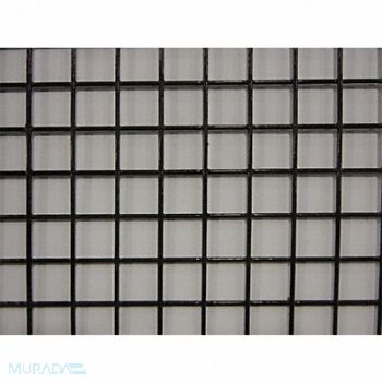 GRAINGER APPROVED Wire Mesh Black Med 4 ft W 96 L, 49N601