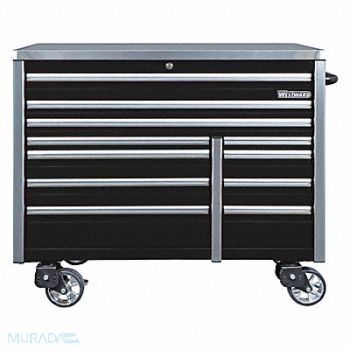 WESTWARD Rolling Tool Cabinet Blk Ind Prem Duty, 49NR91