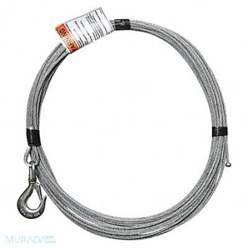 OZ LIFTING PRODUCTS Cable Galvanized Steel 800 lb., 49P541