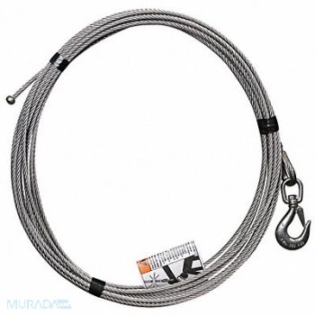 OZ LIFTING PRODUCTS Cable Stainless Steel 1200 lb., 49P544