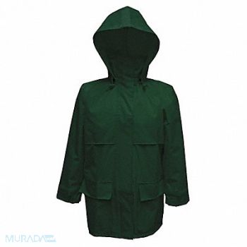 VIKING H7525 Rain Jacket with Hood Green M, 49P616