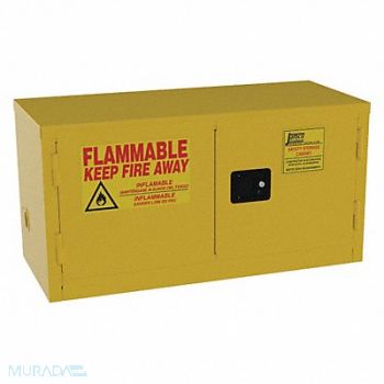 JAMCO Flammable Safety Cabinet 6 gal Yellow, 49R166