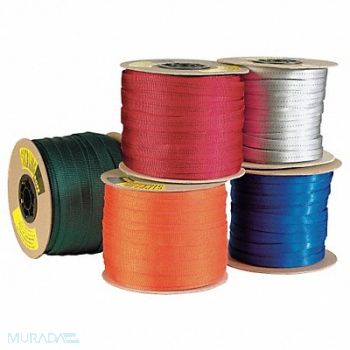 STERLING ROPE Webbing Spools 1 in Nylon Blue, 49R708