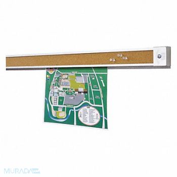 BEST-RITE Tackless Paper Holder 7 W Tan Board PK6, 49RN66