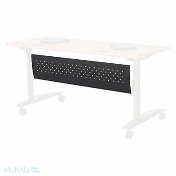 BALT Modesty Panel 45 W x 3 D Steel Black, 49RN79