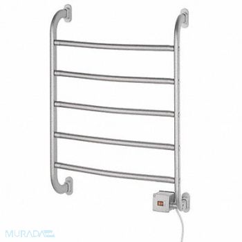 SEE ALL INDUSTRIES Towel Warmer Satin Nickel 80 W 19 in W, 49T407