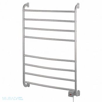 SEE ALL INDUSTRIES Towel Warmer Satin Nickel 105 W 24 in W, 49T409