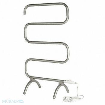 SEE ALL INDUSTRIES Towel Warmer Satin Nickel 80 W 24 in W, 49T411