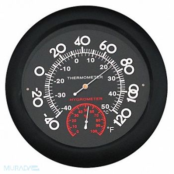 GRAINGER APPROVED Analog Thermometer -40 to 120 Degree F, 49T437