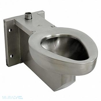 ACORN Prison Toilet SS Top Spud Wall Mount, 49T882