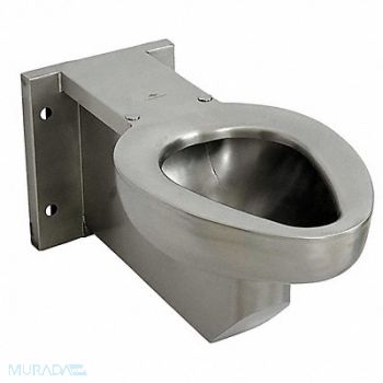 ACORN Prison Toilet SS Back Spud Wall Mount, 49T883