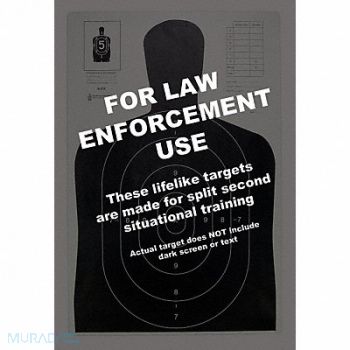 ACTION TARGET Silhouette Target PK100, 49U402