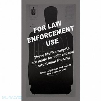 ACTION TARGET Silhouette Target PK100, 49U407