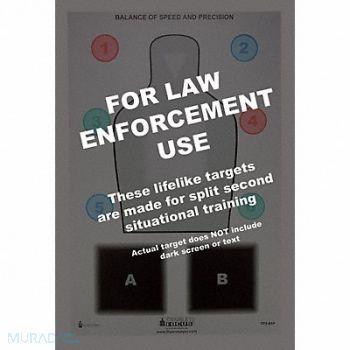 ACTION TARGET Combat Focus Training Target PK50, 49U335