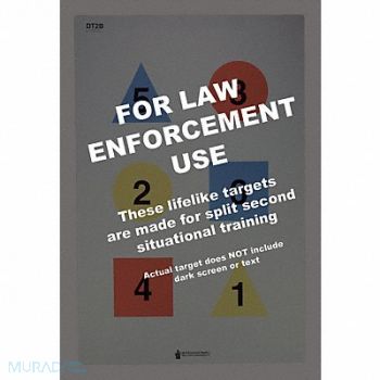 ACTION TARGET Four Color Discretionary Target PK50, 49U338