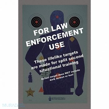 ACTION TARGET Vital Anatomy Silhouette Target PK50, 49U354