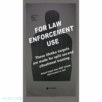 ACTION TARGET Silhouette Target PK100, 49U434