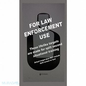 ACTION TARGET Silhouette Target PK100, 49U435