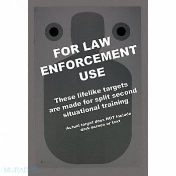 ACTION TARGET Phoenix Police Mod TQ21 Target PK100, 49U451