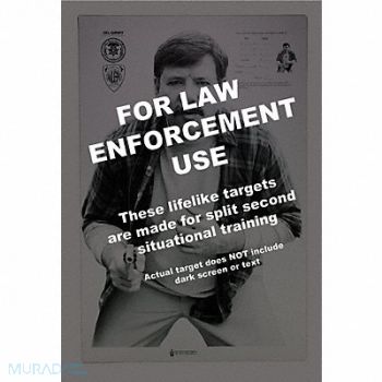 ACTION TARGET Wyoming Law Enforcement Target PK100, 49U453