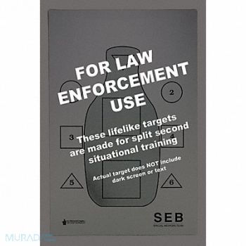 ACTION TARGET SWAT Vital Area Target PK100, 49U455