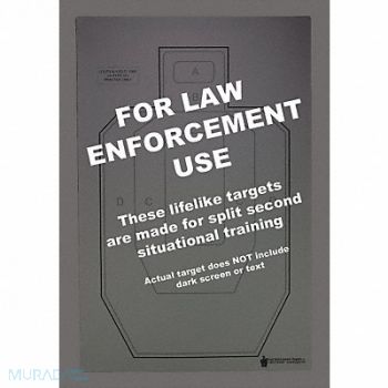 ACTION TARGET IPSC Paper Target PK100, 49U469