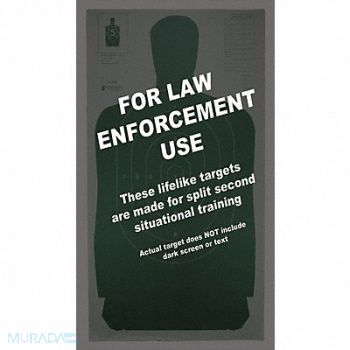 ACTION TARGET Silhouette Target PK100, 49U409