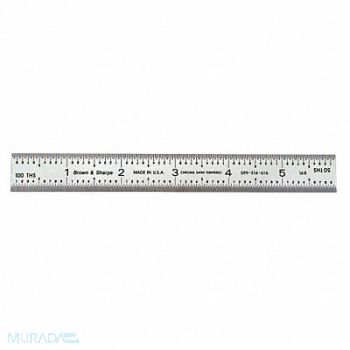 TESA BROWN SHARPE Ruler Steel 6, 50JU73