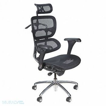 BALT Task Chair Mesh Black 18 to 21 Seat Ht, 49UF42