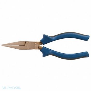 AMPCO Flat Nose Plier 6-1/4 L Serrated, 49UG90