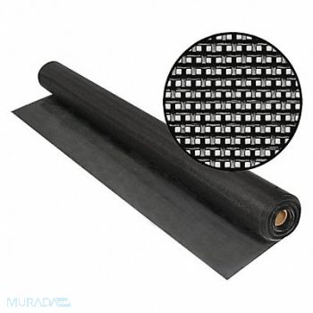 PHIFER Door and Window Screen 48 x100 ft Black, 49UW32