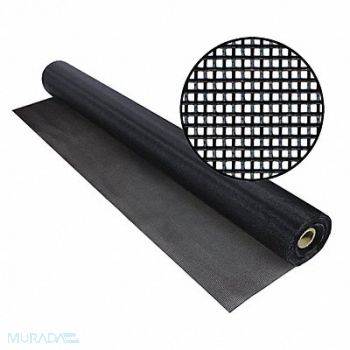 PHIFER Door and Window Screen 96 x50 ft Black, 49UW44