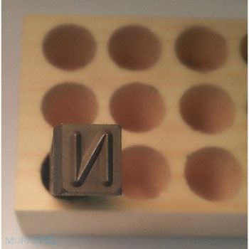 YOUNG BROS. STAMP WORKS Hand Stamp 2-1/2 Shank L Steel, 49VY31