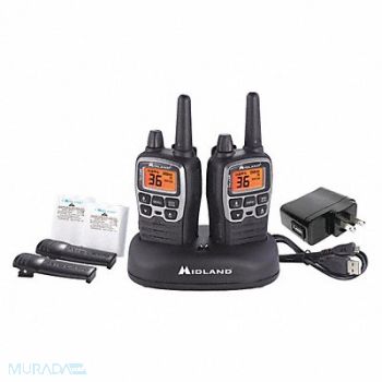 MIDLAND Portable Two Way Radios 1.5W 36 Ch, 49VZ80