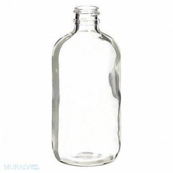 WHEATON Safety Coated Bottle 8 oz 140mm H PK48, 49WD56