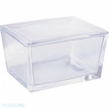 WHEATON Staining Dish w/Cover Cap. 40 Slides PK6, 49WF33