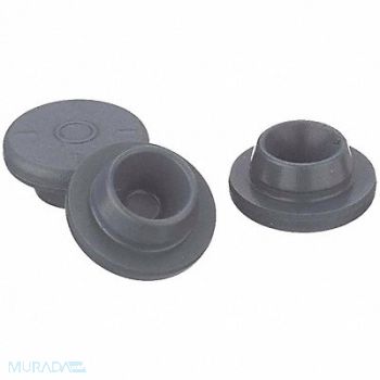 WHEATON Straight Plug Stopper Gray PK1000, 49WG03