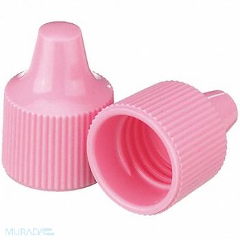 WHEATON Dropper Tip CapPP WhitePK1000, 49WG77